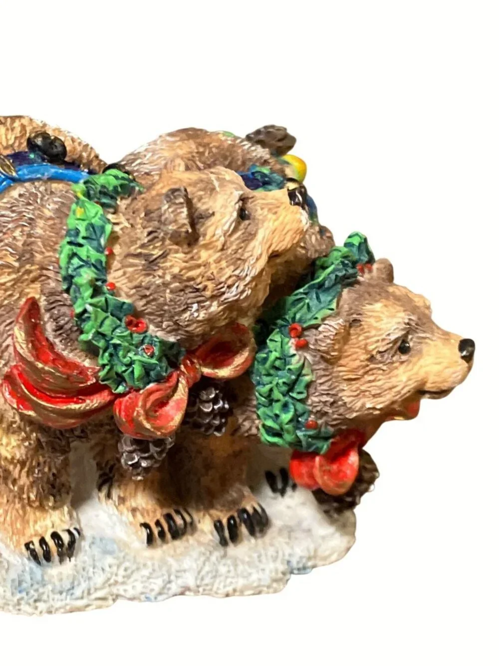 Crinkle Claus Crinkle Bears Figurine By Possible Dreams 1997 Christmas Decor